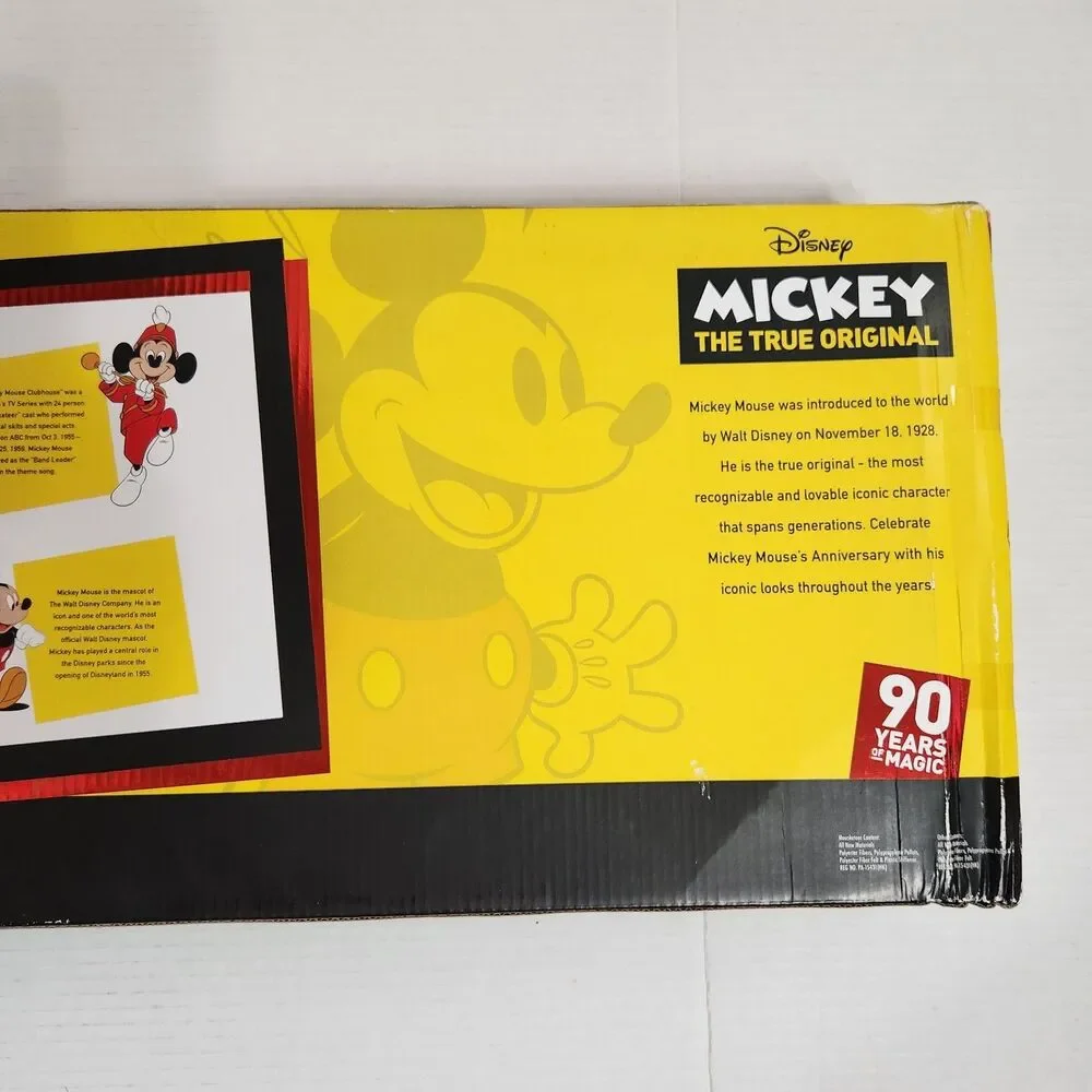 Disney Mickey Mouse 90th Anniversary Plush 6 Pack Box Set Through Years Complete